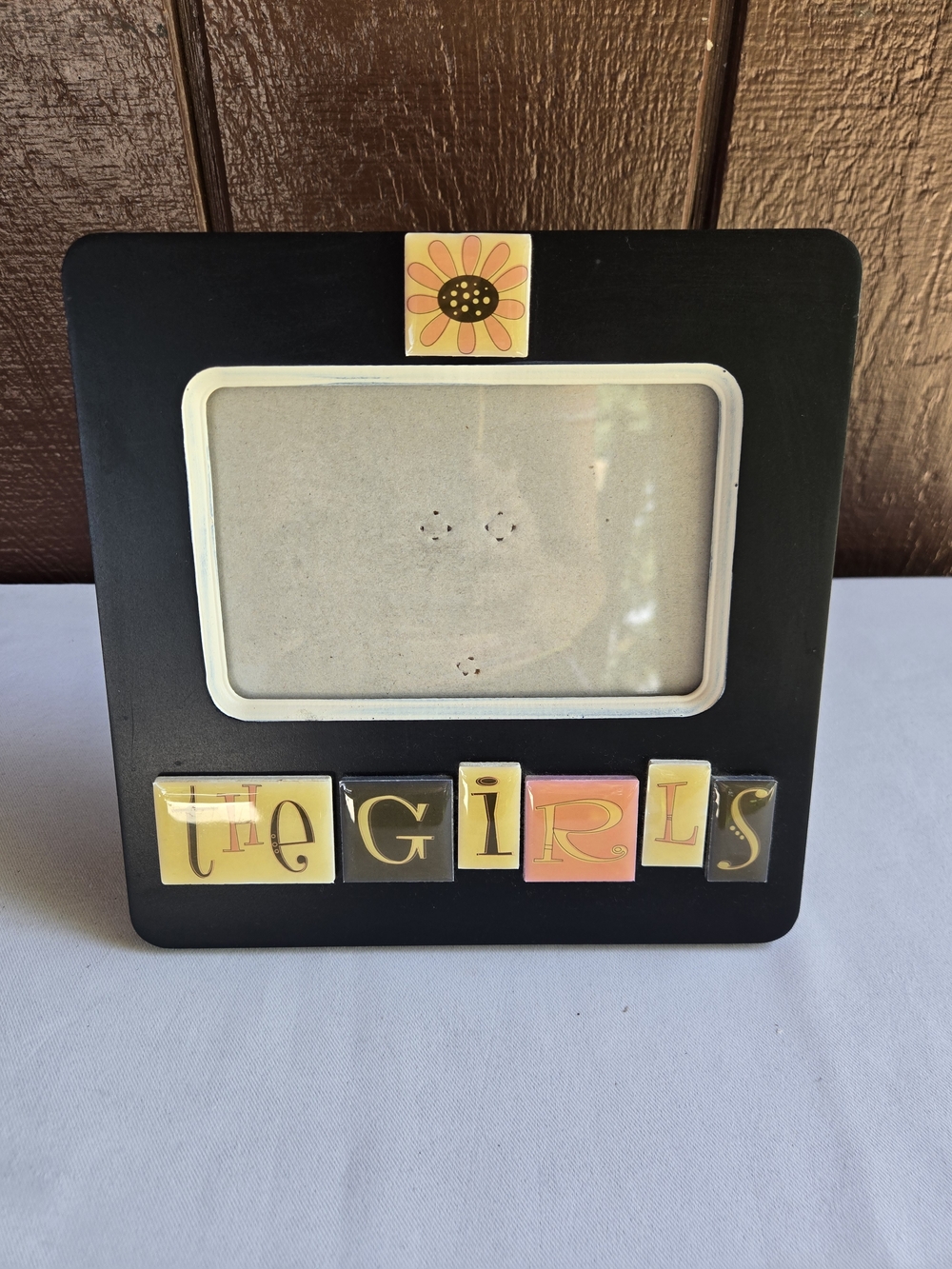'The Girls' Tile Accent Picture Frame
